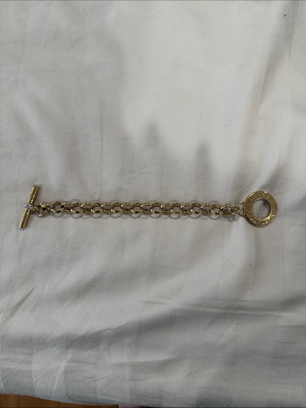 Marc Jacobs Gold Toggle Chain Bracelet
